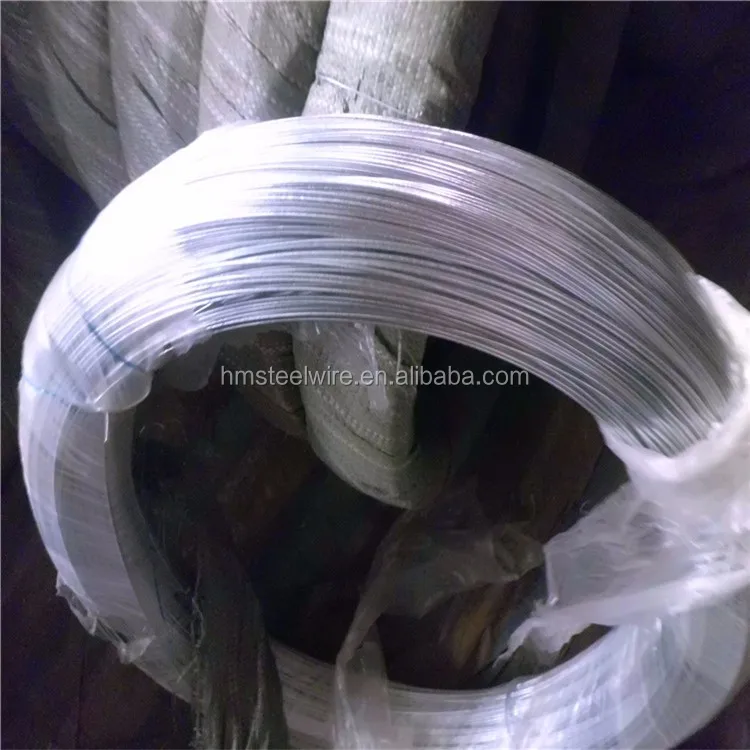 Фабрика 25 лет! Galfan 5% перетянутая стальная проволока с покрытием алюминия-цинка для проволочного троса/пружины/кабеля управления