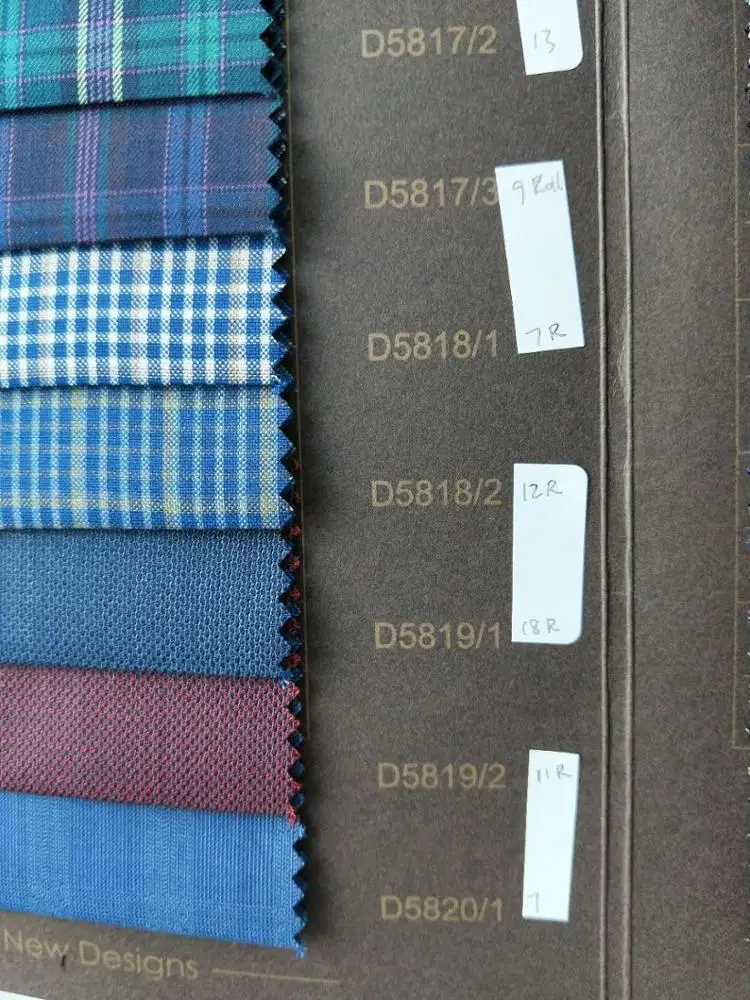 Fancy Design Super Merino Wool fabric Italy for men business suit in stock lot