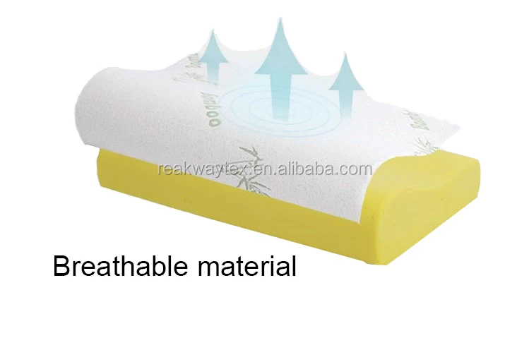Wholesale Pillow Promotion Bamboo Fiber Pillow Neck Support Memory Foam Bedding Pillow