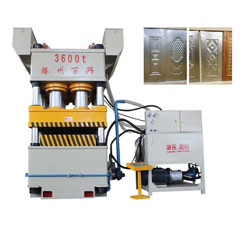 3600 ton steel door embossing machine for metal sheet
