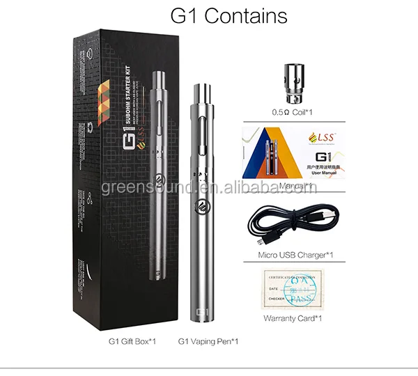 
evod starter kit LSS G1 SUBOHM kit pure smoke electronic cigarette 