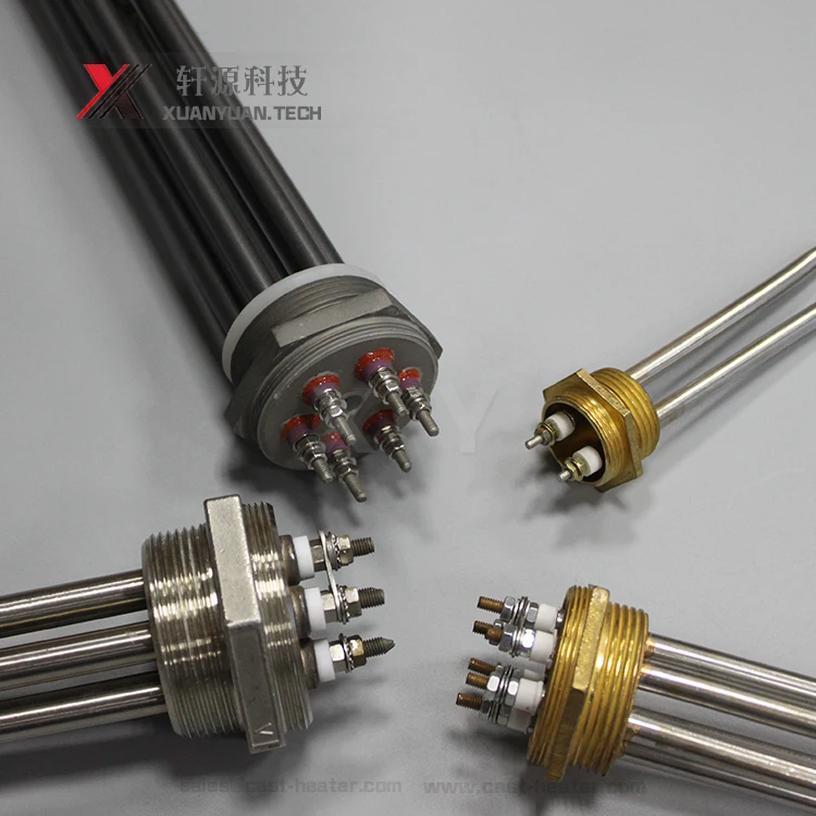 Фабричный масляный погружной трубчатый нагреватель с фланцем