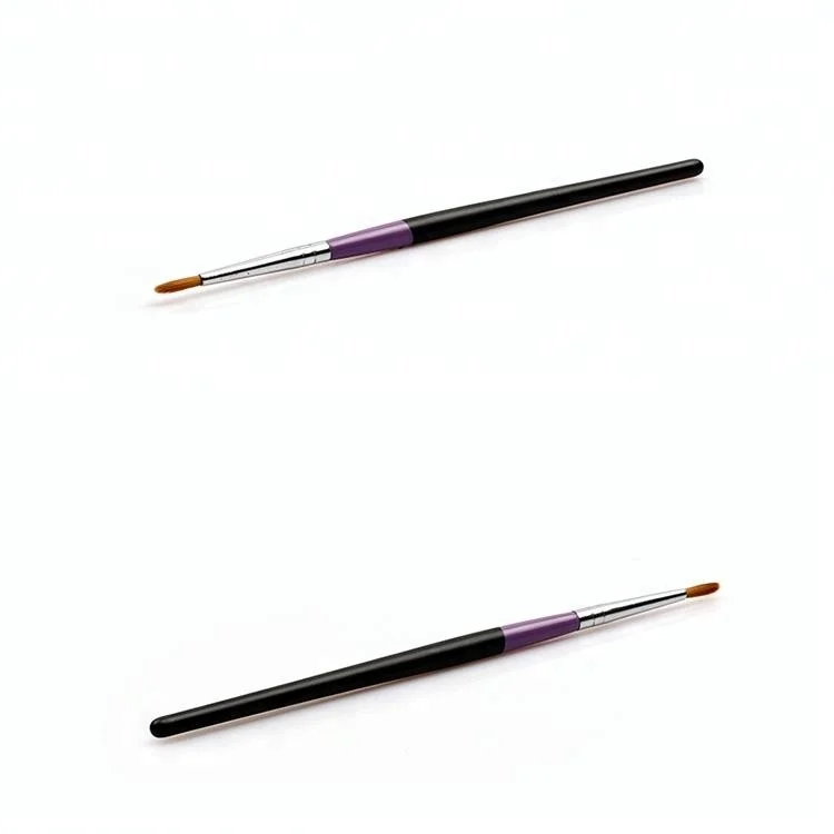 Soft ultra fine cosmetic eyeliner brush applicator