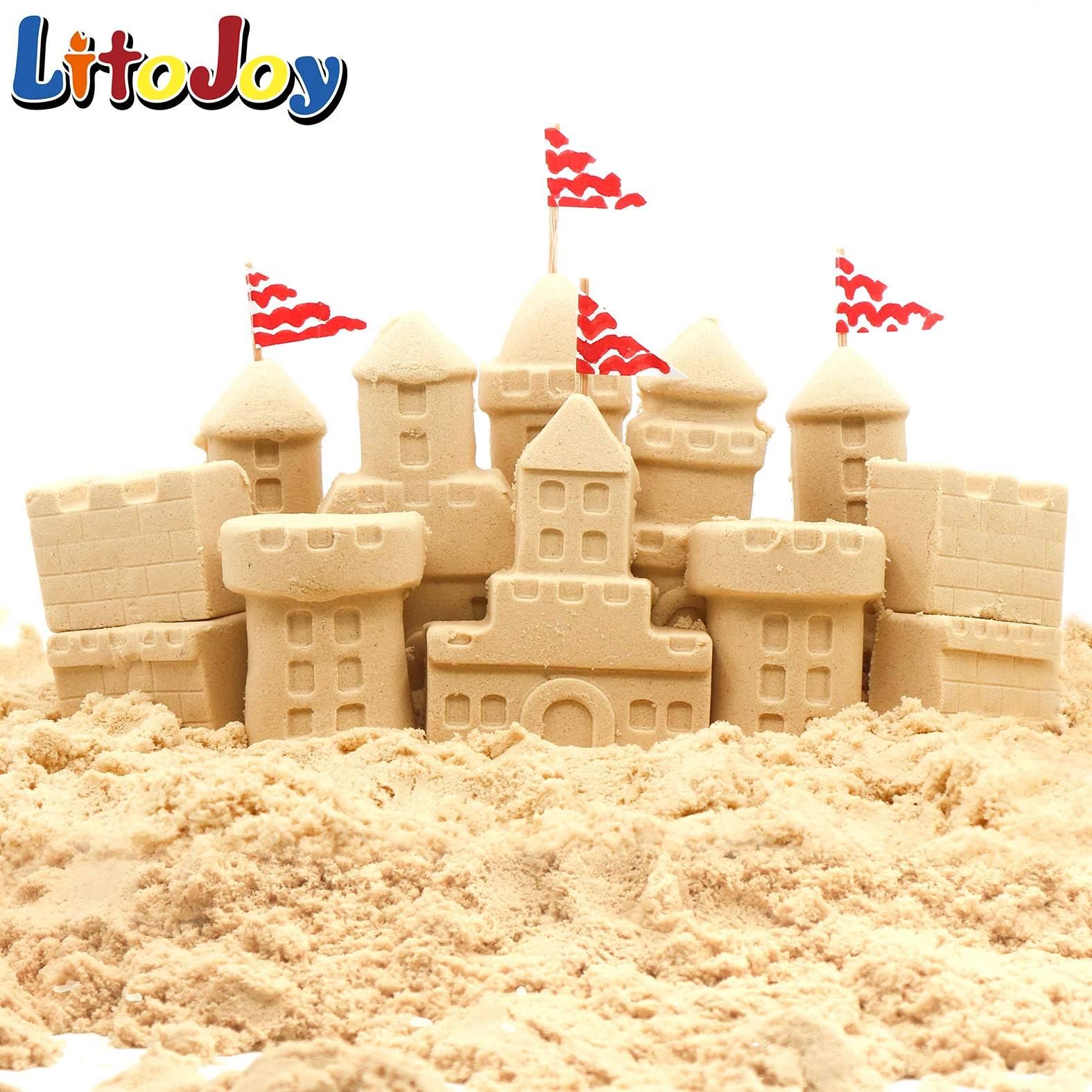 LitoJoy wholesale 1kg magic sand in pink color
