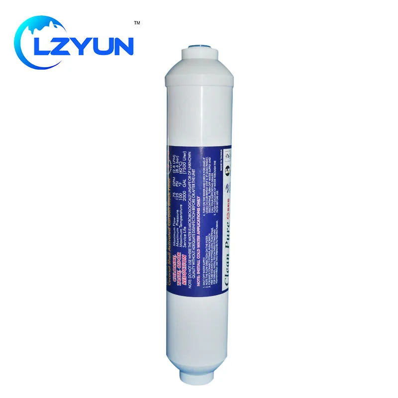 Различные типы пост углерода в линии фильтрующий элемент для использования