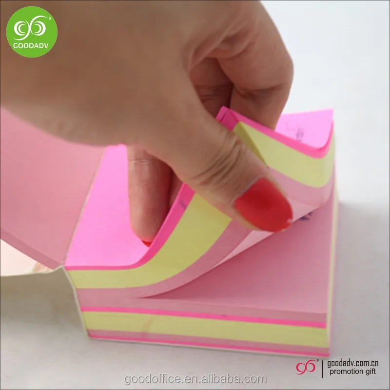 
Factory made color printing cheap custom design paper sticky notepads 