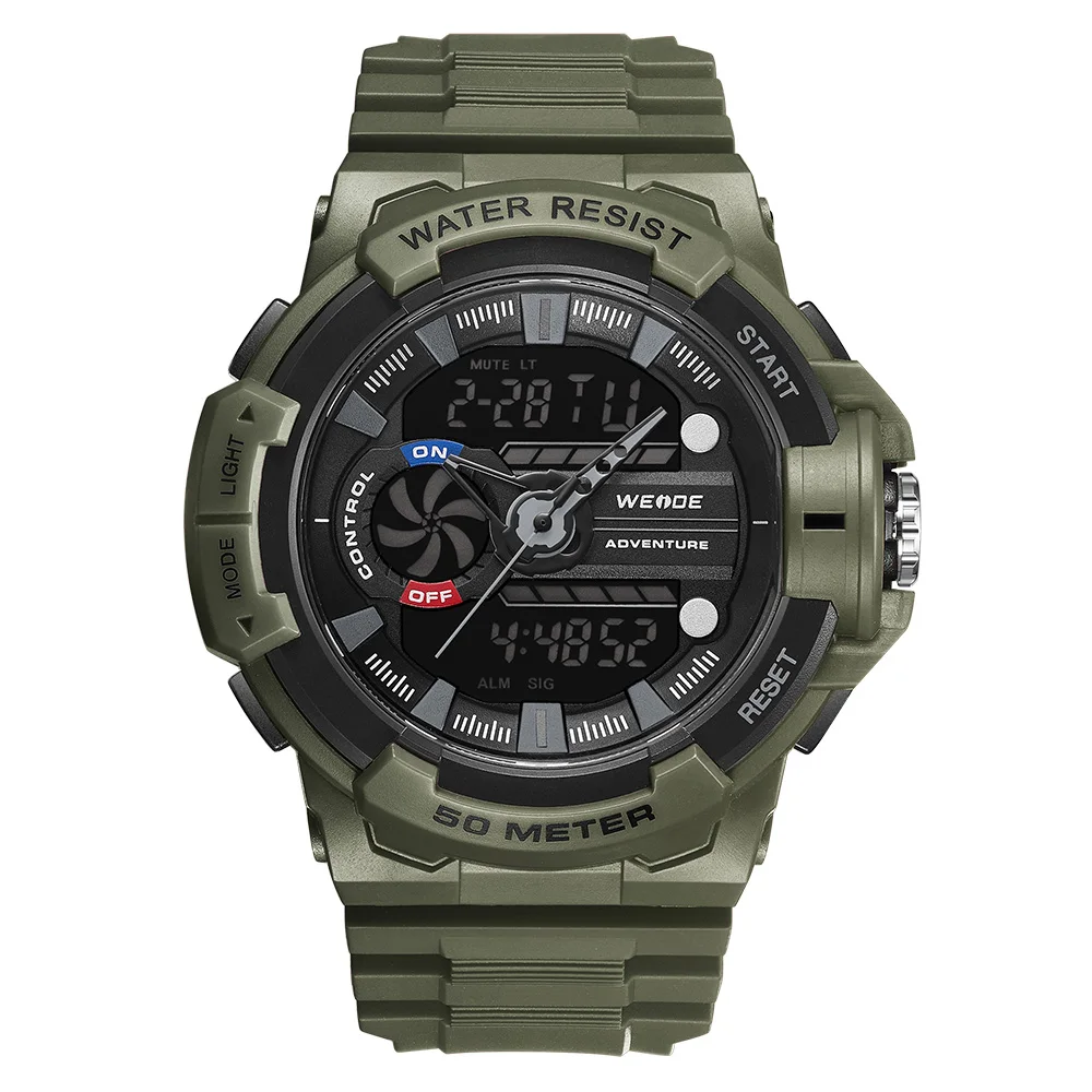 
Weide Brand Sport Military Digital Watch Men 5 ATM Waterproof Wristwatch High Quality Wholesale Men Watches 