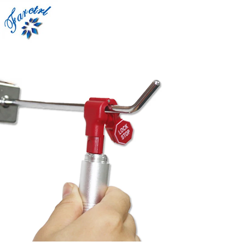 Plastic Supermarket Display Magnetic Stop Lock Pegboard Security Anti theft Hook