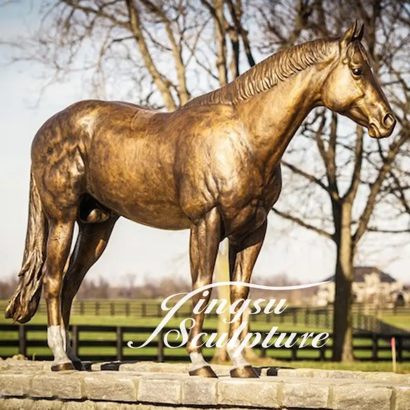 Professional horse head statue london
