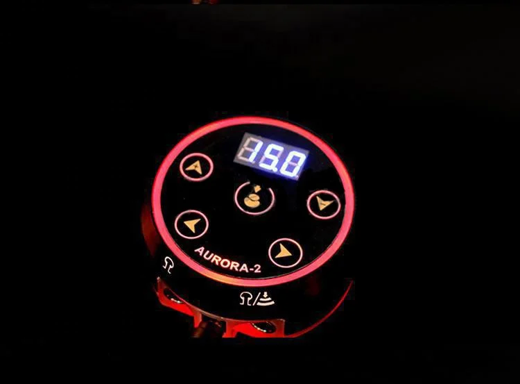 I Tattoo Supply 2019 Tot Selling Touch screen Digital  Aluminium  Tattoo Power Supply Aurora 2 Cartridge Tattoo Machine