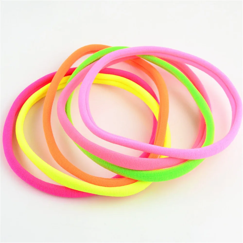 wholesale 31color U Pick 10mm Newborn Skinny Stretchy Nylon Headband Soft Solid Elastic Head Wrap