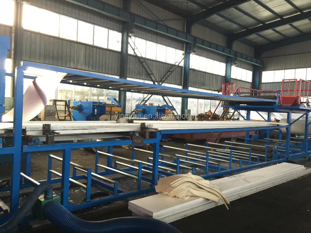 hydraulic press equipment for eps & rock wool sandwich panel/wall sandwich panel roll forming machine