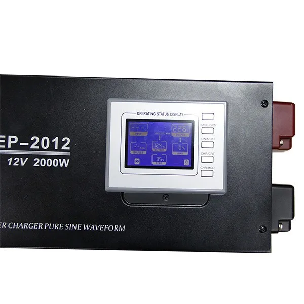 China 5KW Combined Charger Pure Sine Wave CPU LCD 48V Solar Inverter