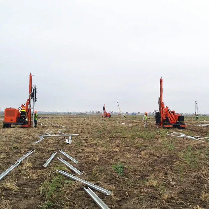 mini excavator float track pile driver for sheet pile