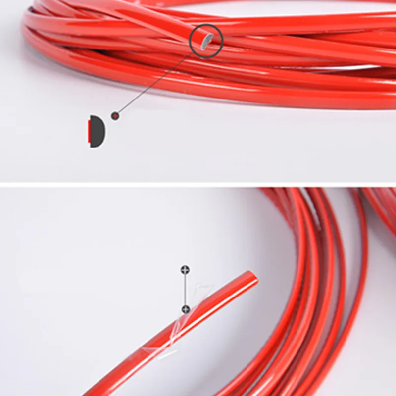 PVC Red  Injection Body Trim For Car Auto Edge Trims