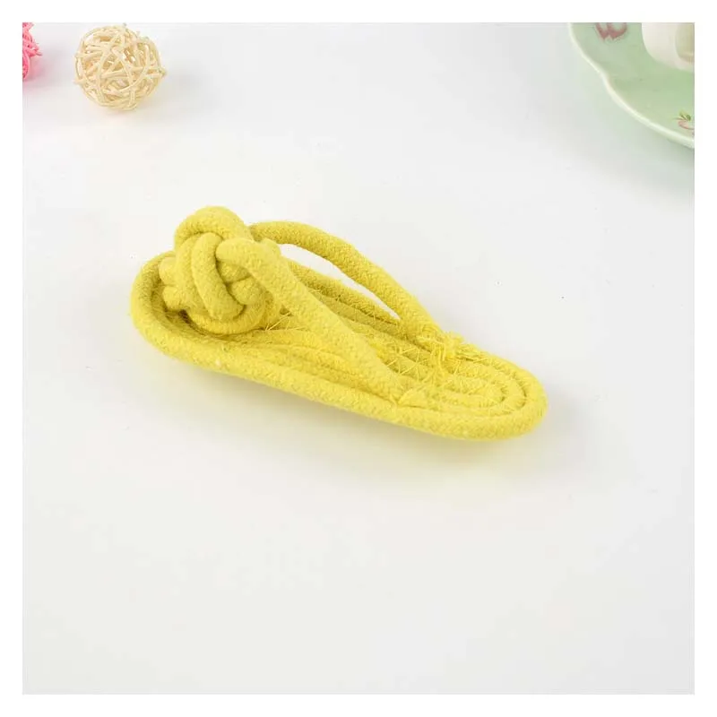 
Shoes Pet Chew Teeth Cleaning Toy Safe Durable Cotton Rope Pet Toy Dog Toy 