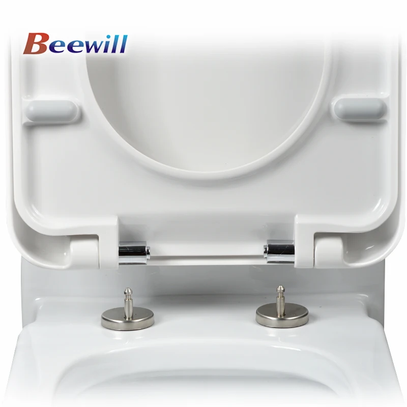 Beewill OEM/ODM Toilet Seat D Shape Universal Size Wrap Over Soft Close Toilet Seat Cover