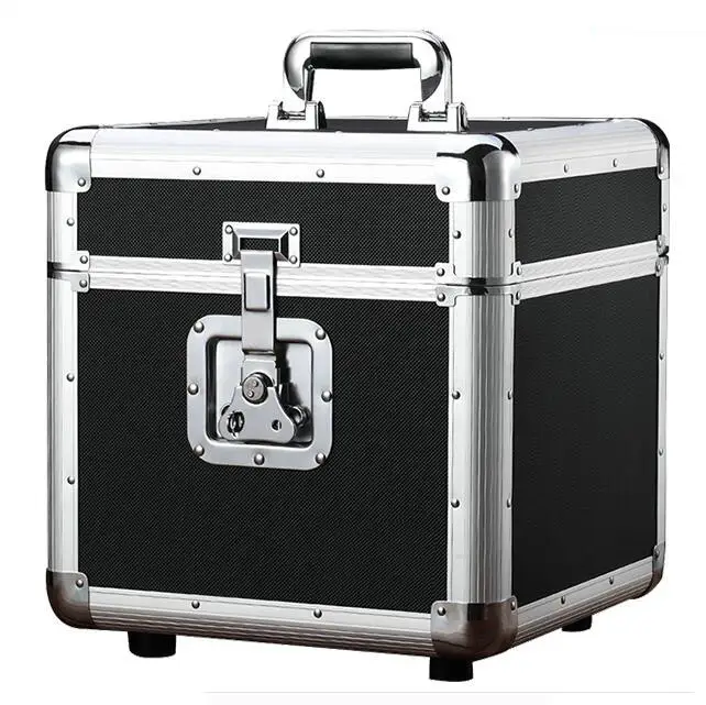 
12 inches Customized aluminum carrying storage box aluminum case CD case 