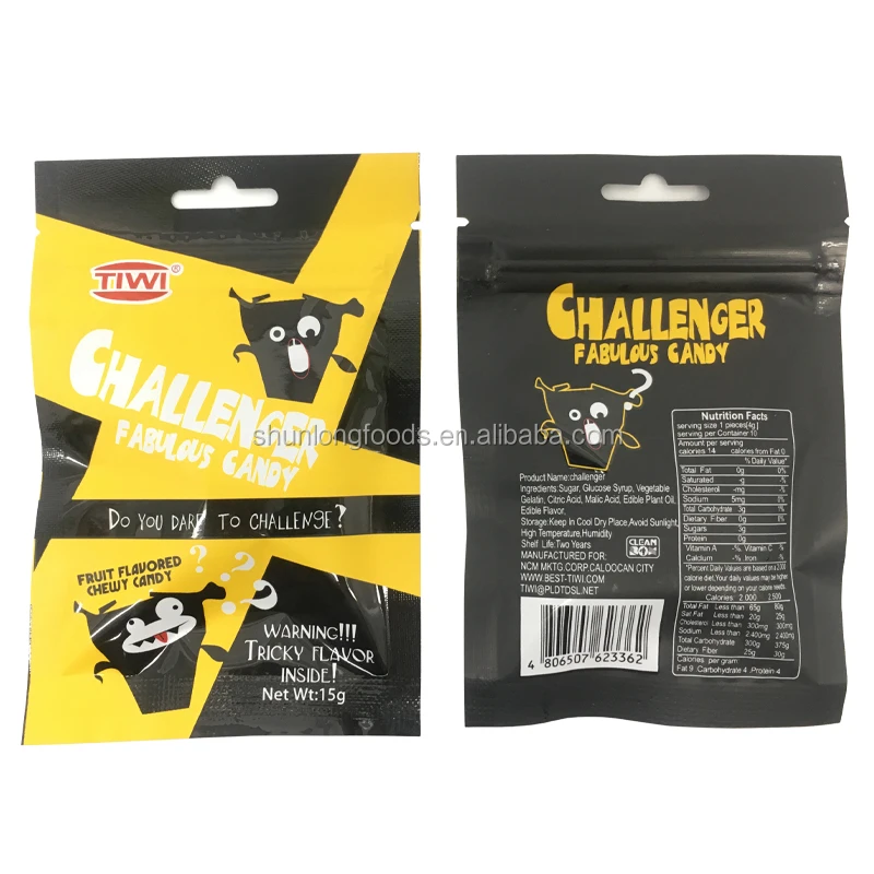 
New 2020 Surprise Chewy Candy Black Challenger Mix Tricky Flavor Chewy Candy 