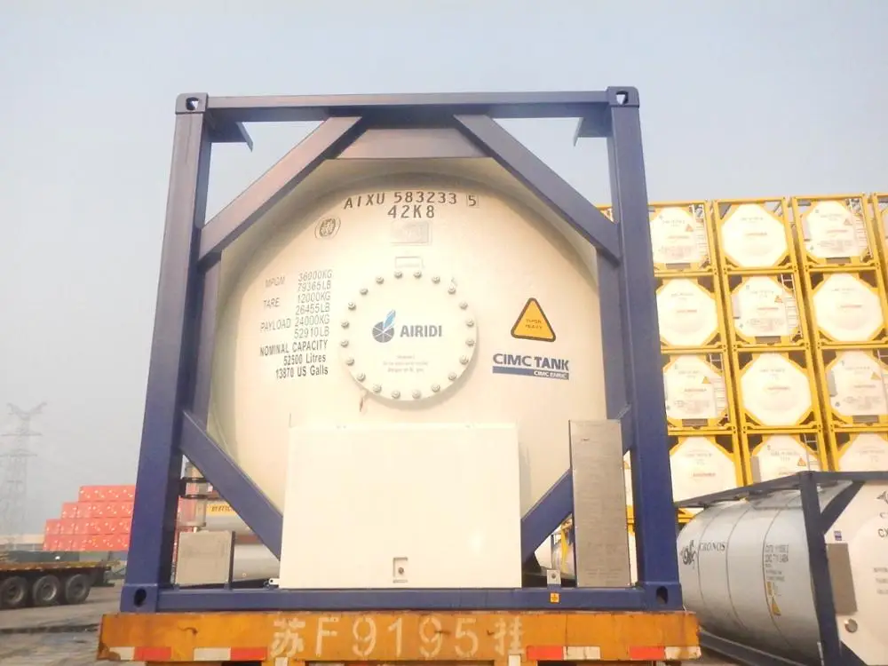 
T50 ASME standard LPG ISO tank container for propane and butane 