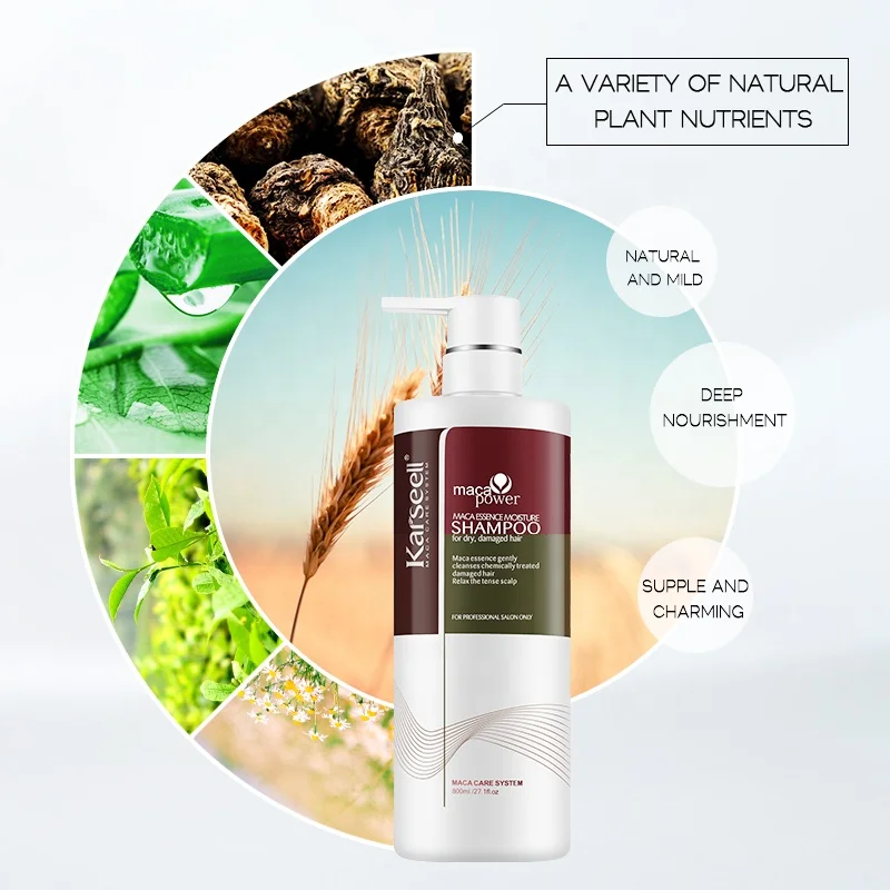 
Keratin organic hair care set private label pure shampoo free sulfate 