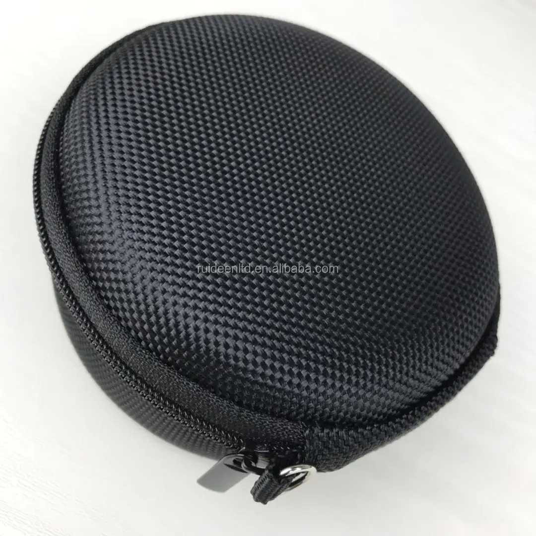 
10.5CM Diameter, 5.5CM Height 1680D Nylon Surface Material Round Hard Shell EVA Case for Speaker(LZH-15) 