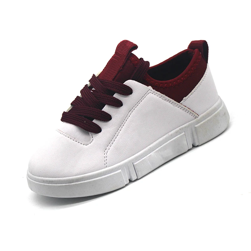 
2018 New fashion design lace-up children shoes with cheap price 