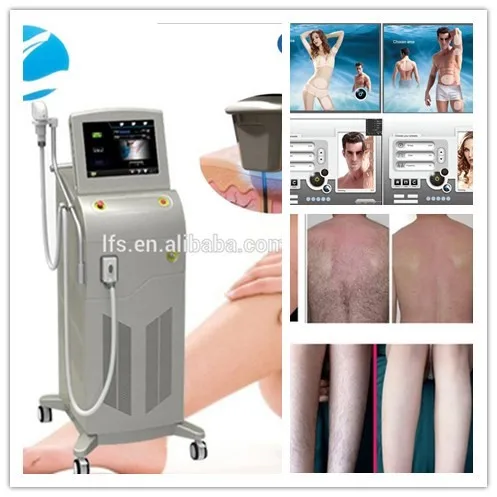 Вертикальная 810nm диод лазерная эпиляция машина 12 * 18 мм 800 Вт 808nm лазерный диод эпиляция машины цены