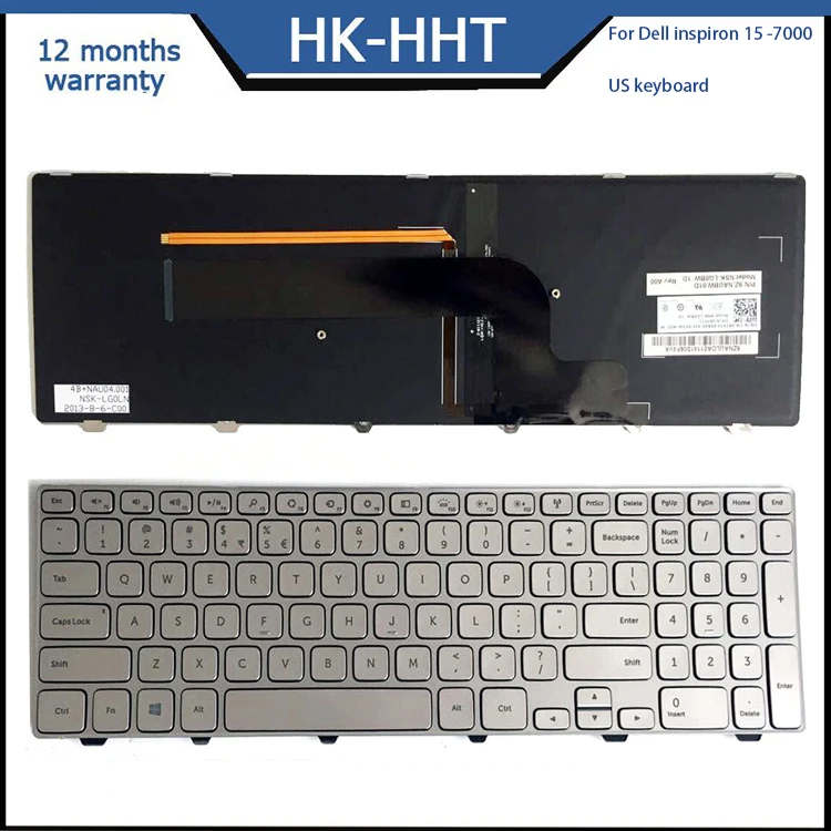 laptop keyboard for DELL Inspiron 15 7000 Series 15 7537 backlit US Keyboard