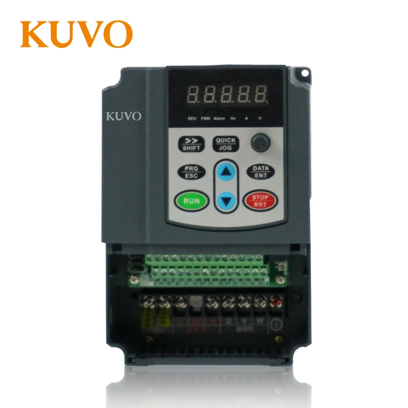 
Heavy Load 380V Three Phase Input 2.2kw 3HP VFD Variable Frequency Drive Inverter Professional for Motor Speed Control 