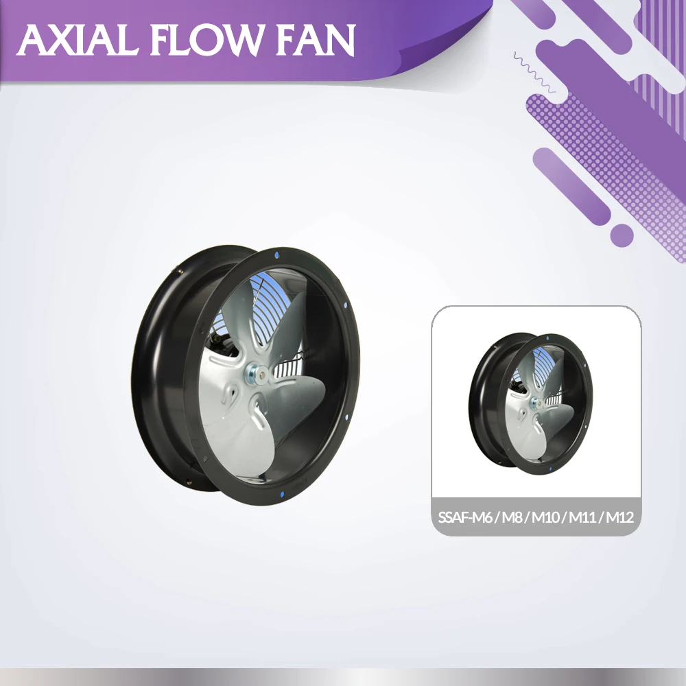 
Home room ventilation small size high efficiency SSAF-M6 axial flow fan 