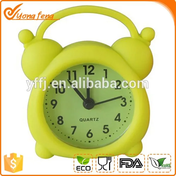 
Silicone Desk Alarm Clock Fun Display Ideal Gift Bedroom Wall Clock for Kids 
