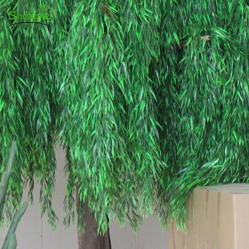 High simulation outdoor landscape artificial  weeping willow plants trees