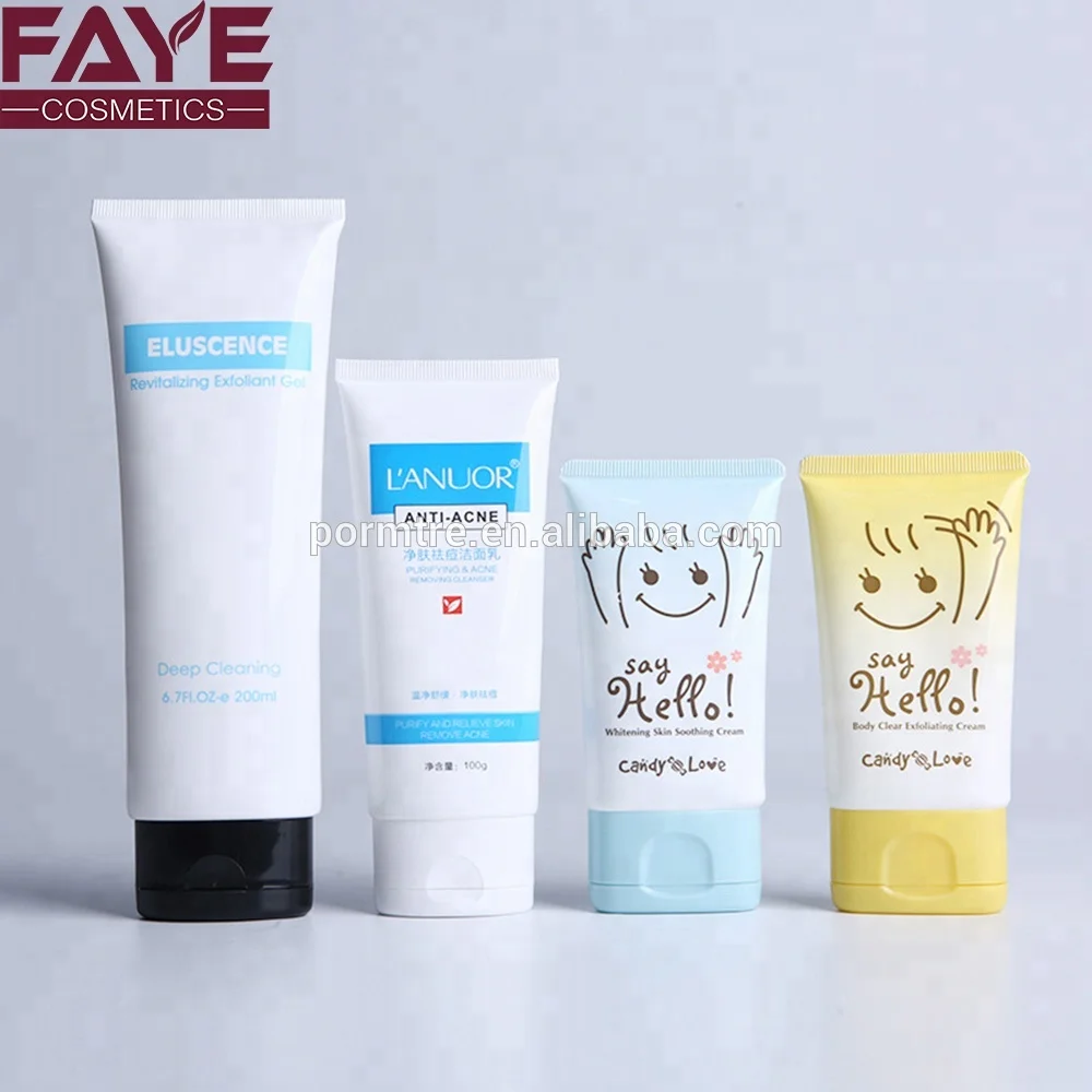 wholesale Small shampoo plastic tube for hotel body lotion tubes