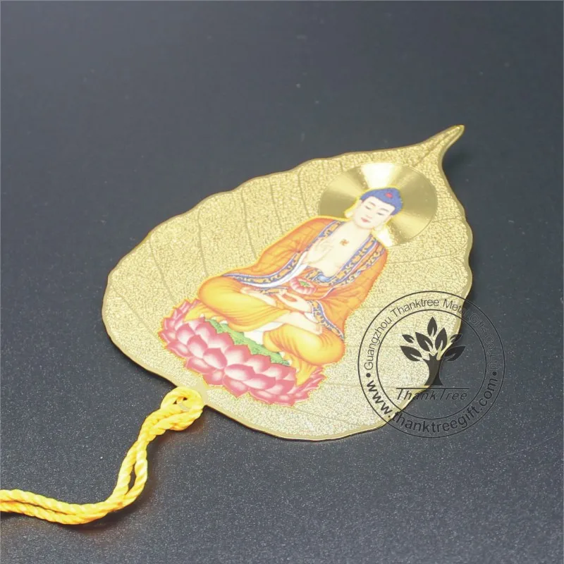 metal souvenir gift personalized laser cutting metal leaf fancy gift bookmark