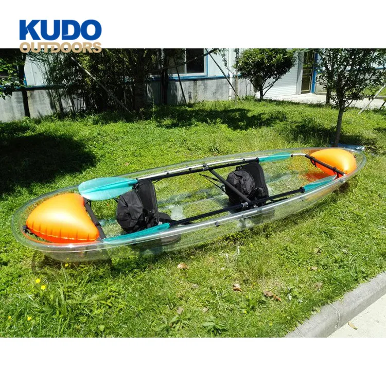 Ce Certification 1-2 Capacity (Person) Plastic Fishing Clear Bottom Kayak For Sale