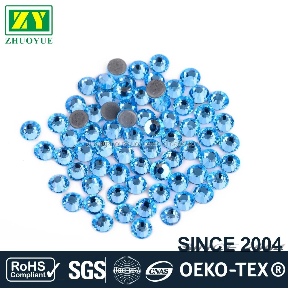 
Factory Direct Sale Hotfix Flat MC Rhinestone Flat Back ss6 ss10 Bulk Crystal White Stone For Clothes Accessories 