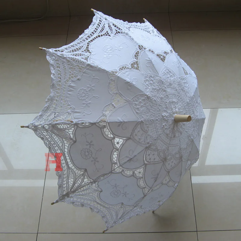 Flowergirl Lace Parasol - Child/Kid Lace wedding umbrella