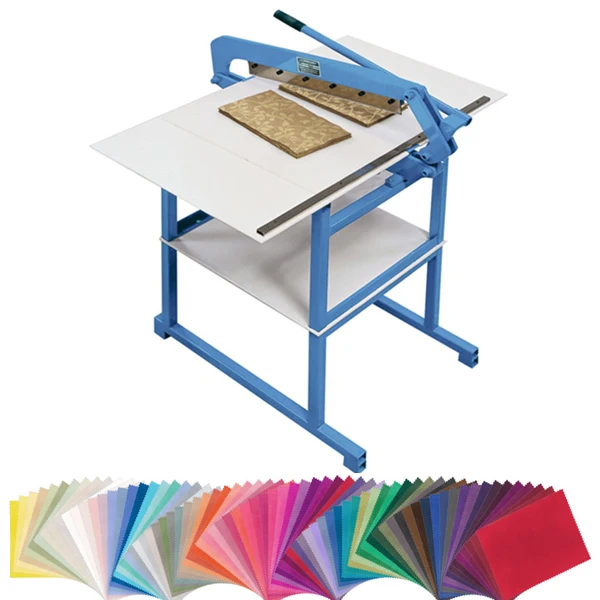SUNTECH Manual Type Swatch Cutter sample cutting machine for fabric cloth textile sample cutter