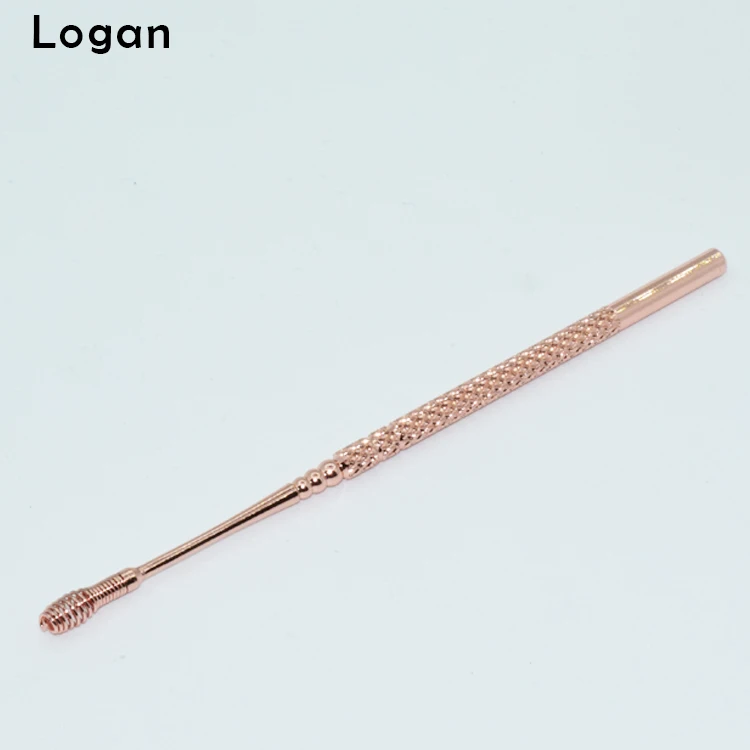 
Hot sale rose gold ear cleaner tool,double end ear cleaner 