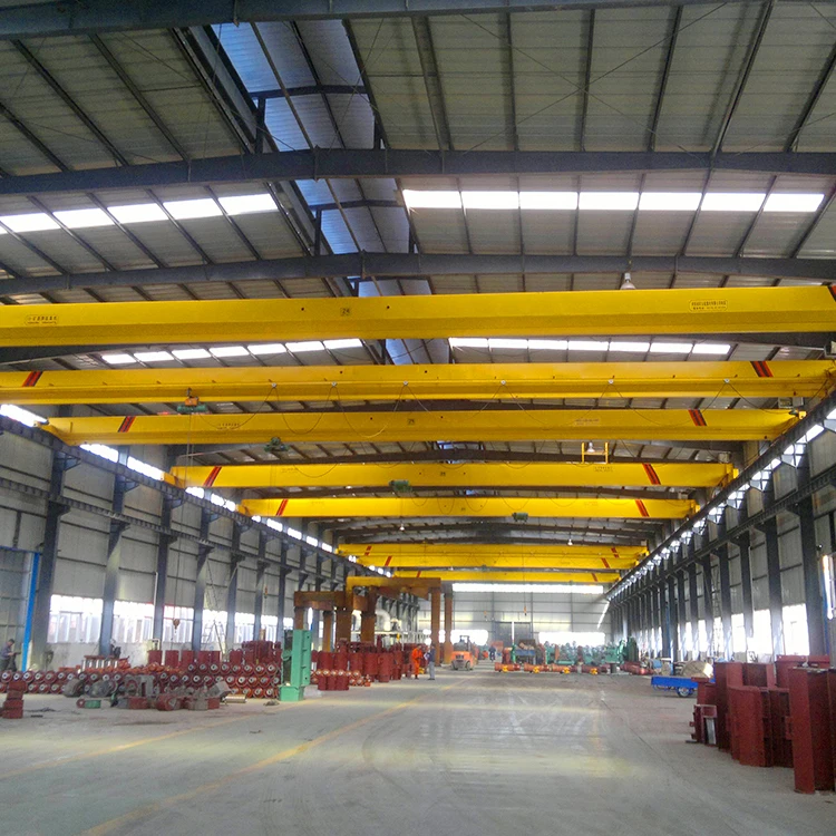 Widely used workshop 10t single girder rail travelling overhead crane