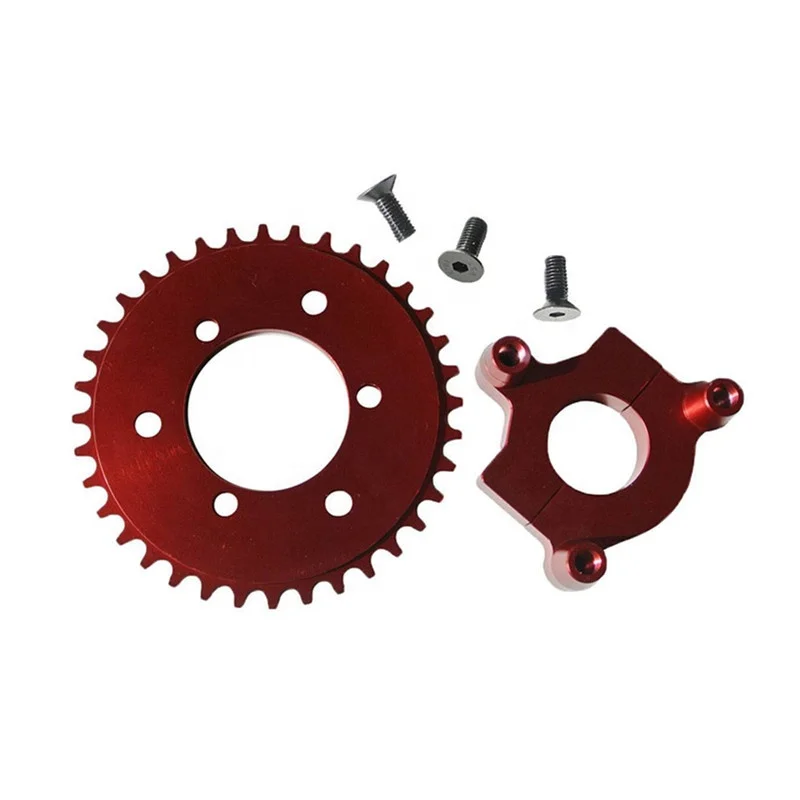 Luckyway Motorized Bicycle CNC Three Point Hub Adapter with 40T Sprocket