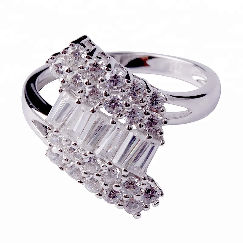 CZ Diamond 925 Siver Wholesale Silver Jewelry Thailand Women Jewelry