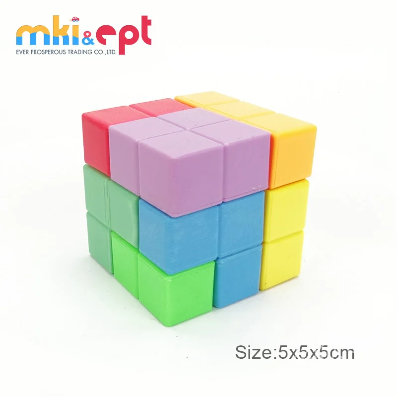 Лидер продаж детский Интеллектуальный пластиковый 3d куб-головоломка 3x3 для продажи