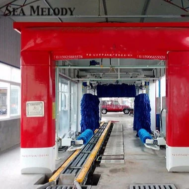 Automatic tunnel car wash machine 7 brushes with dryer