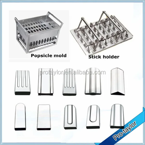 
Air cooling 1 mould ice loolly popsicle machine to make pop 