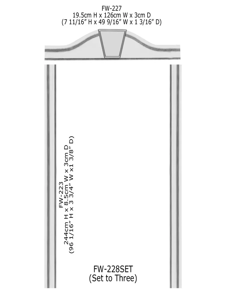 2017 Polyurethane New high-grade building decoration cheap pu pvc exterior door frame