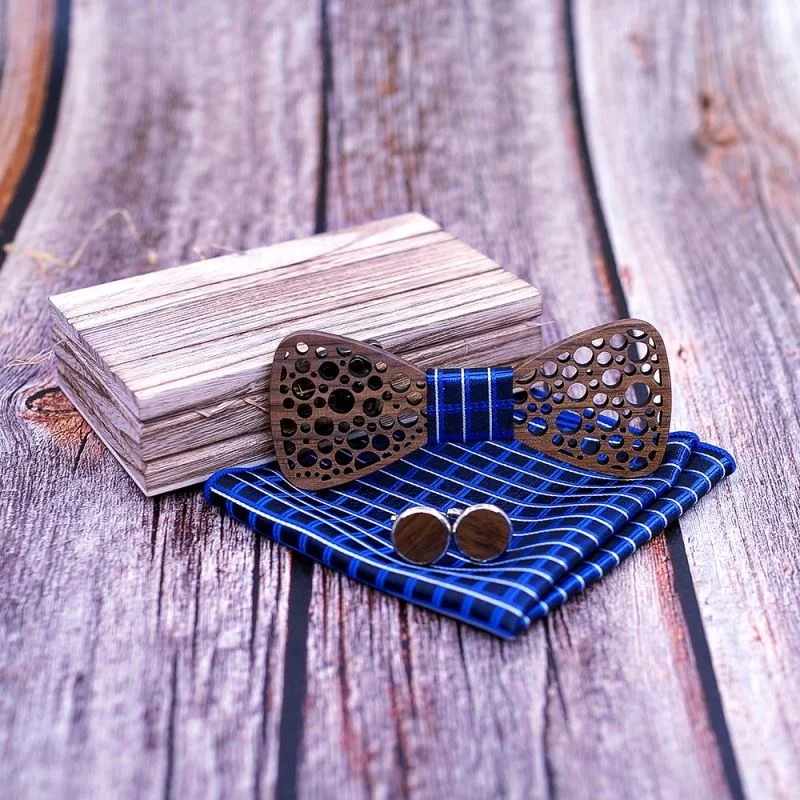 
Wholesale New Arrival Fashion Apparel Accessories Ties Boys Wooden Bow ties Kids Children Bowties Butterfly Cravat Wood tie 