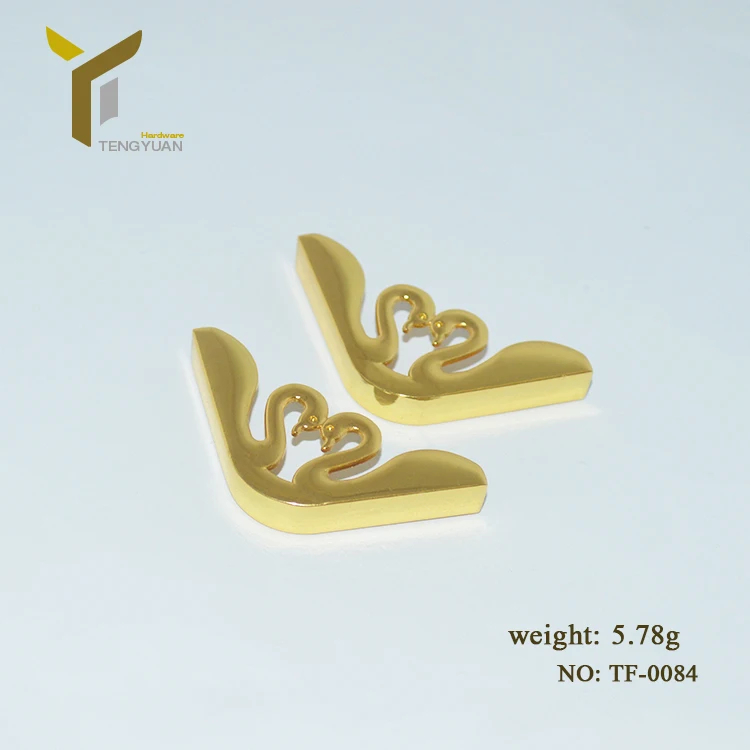 Decorative metal accessories metal corner guard for box bag corner protector