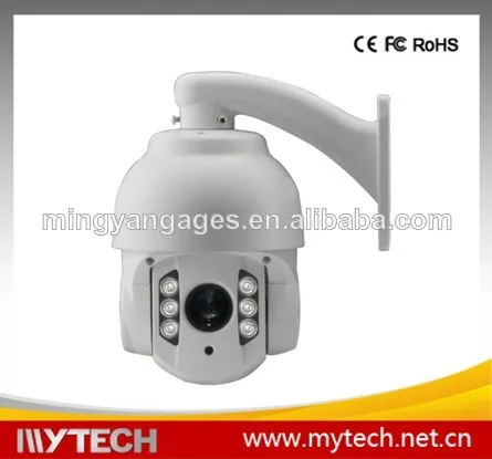 Купольная камера видеонаблюдения с ИК подсветко